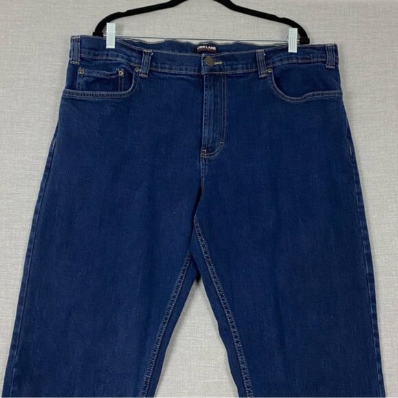 Kirkland Straight Leg Jeans 40x34 Mens Stretch Jeans - Picture 2 of 11